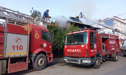 Afyonkarahisar'da çıkan yangında bir ev kullanılamaz hale geldi