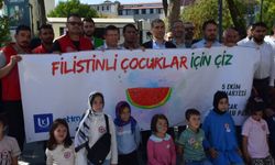 Uşak’ta Filistinli Çocuklar İçin Çiz etkinliği yapıldı