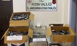 Germencik'te kaçak sigara operasyonunda 2 kişi gözaltına alındı