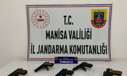 Manisa'da evinde ruhsatsız tabanca bulunan şüpheli tutuklandı