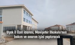 Uşak İl Özel İdaresi, Mavişehir İlkokulu'nun bakım ve onarım işini yaptıracak