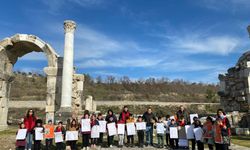 Muğla'da çocuklar antik kenti ziyaret etti