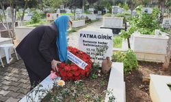 Fatma Girik  mezarı başında anıldı