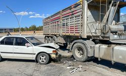 Uşak'ta Sivaslı yolunda trafik kazası!