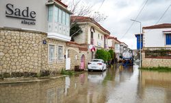 Çeşme Alaçatı'daki otelleri su bastı