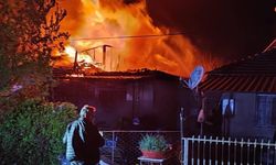 Banaz'da evde çıkan yangın söndürüldü