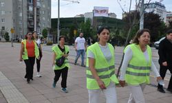 İzmir'de işten çıkartıldığı için CHP Genel Merkezi'ne yürüyen kadın işçiler Eskişehir'e ulaştı