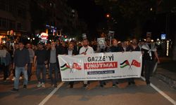Kütahya'dan Gazze için "sessiz yürüyüş"