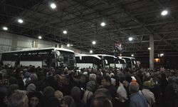 Kütahya'da ilk hac kafilesi dualarla yolcu edildi