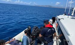Muğla'da  33 düzensiz göçmen kurtarıldı