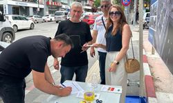Manisa'da sağlıklı yaşam için boy ve kilolar ölçülüyor