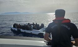Seferihisar açıklarında 37 düzensiz göçmen yakalandı
