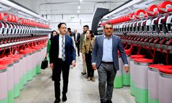 Uşak Tekstil OSB'deki geri dönüşüm fabrikalarında önemli incelemeler yapıldı!
