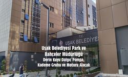Uşak Belediyesi, Derin Kuyu Dalgıç Pompa, Kademe Grubu ve Motoru Alacak