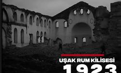 Halit Ziya Uşaklıgil Ortaokulu'nun olduğu alanda ateşe verilen ve harabeye dönüştürülen Rum Kilisesi!