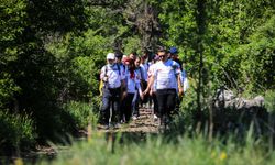 Kütahya'nın "tarihi göç yolu"nda yürüyüş yaptılar