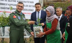 Kütahya’da kadın kooperatifine fidan desteği