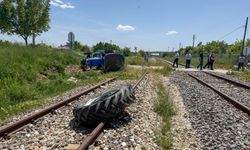 Uşak Ovademirler'de tren kazası, 1 yaralı!