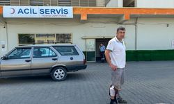 Uşak'ta kendini kesen acemi kasaplar, acil servise koştu