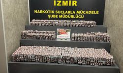 İzmir Bayraklı ve Karabağlar'da 79 bin 854 sentetik hap yakalandı!
