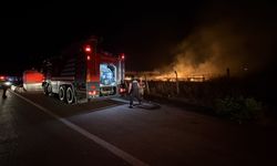 Kemalpaşa'da arazi yangını söndürüldü