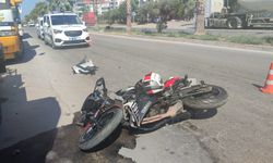 Ödemiş'te motosiklet sürücüsü kazada yaralandı!