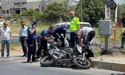 Söke'de iki motosiklet çarpıştı; 1 yaralı!