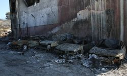 İzmir'de orman yangınının sıçradığı galericiler sitesinde hasarın boyutu ortaya çıktı