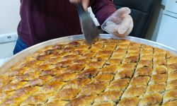 Uşak ev baklavası 550 TL oldu