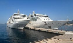 Bodrum'a iki kruvaziyerle 2 bin 935 turist geldi
