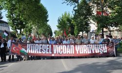 Kütahya Gazze'ye destek için yürüdü!