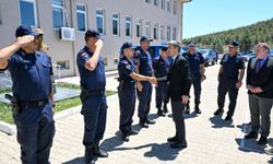 Uşak Valisi Aktaş, Eşme Jandarma Komutanlığını ziyaret etti