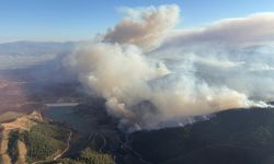 İzmir'deki yangında mahsur kalan aileyi askerler helikopterle kurtardı!