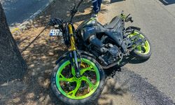 Uşak'taki kazada genç motosikletli Yiğit Gencer hayatını kaybetti