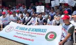Öz Sağlık-İş Sendikası işçilerin ücret ve özlük haklarının iyileştirilmesini istiyor