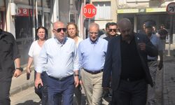 İzmir'deki yangın bölgesinde Ümit Özdağ incelemelerde bulundu