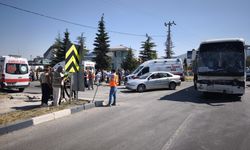 Kütahya'da feci kaza! Otobüs LPG yüklü tankere çarptı, 35 yaralı!