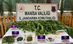 Manisa'da evinde yasaklı madde bulunduran şüpheli yakalandı