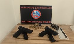 Manisa'da ruhsatsız tabancadan 2 gözaltı !