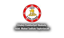 Ulubey Cumhuriyet İlkokulu Islak Mahal Tadilatı Yaptırılacak