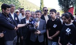 Bakan Yumaklı, şehit orman işçisinin cenaze töreninde konuştu