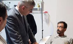 Bakan Memişoğlu, Eskişehir'deki orman yangınında yaralanan orman işçilerini ziyaret etti