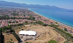 Tarihi Kadıkalesi'nde cam ve seramik üretim yerine ait izler bulundu