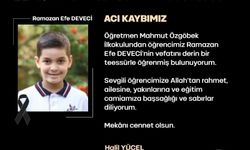 Uşak Öğretmen Mahmut Özgöbek'ten Ramazan Efe Deveci hayatını kaybetti