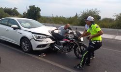 Manisa'da trafik kazası, baba ve 2 çocuğu yaralandı !
