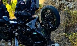 Muğla'da motosiklet devrildi; 1 ölü, 1 yaralı !