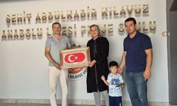 Uşak'ta yeniden ve ilk defa atanan okul müdürlerini ziyaret etti