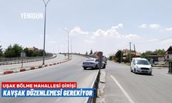 Uşak ve Ulubey yolu üzerinde Bölme'ye girişler sürücüler açısından kaza riski taşıyor