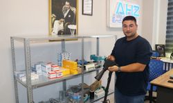 Kütahya'da genç girişimci yerli imkanlarla makine imal ediyor