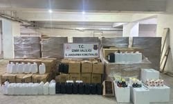 İzmir'de 7 ton etil alkol ele geçirildi